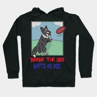 Where The Dog Meets His Disc Hoodie